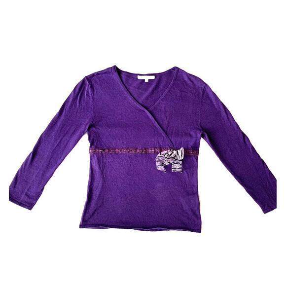 Cour carrée purple sweater - Picture 1 of 6